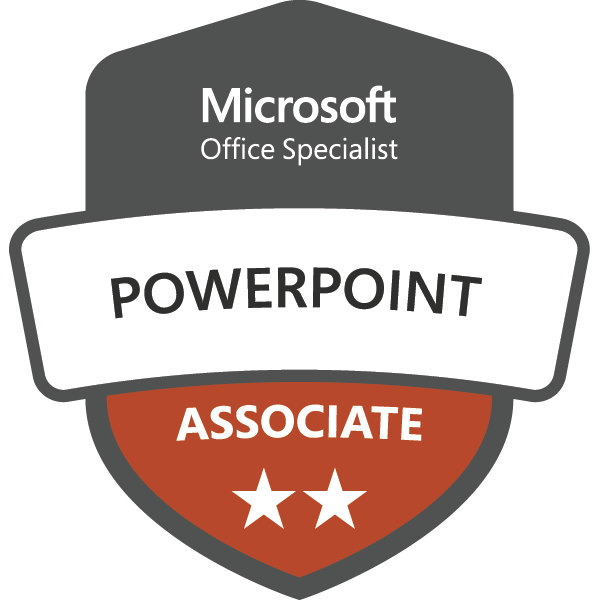 Microsoft Office Specialist: PowerPoint Associate badge